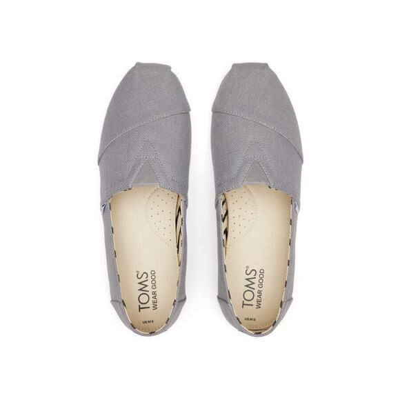 TOMS Alpargata Grey Heritage Canvas - Size 6 - Eco-Friendly Everyday Style Shoes - Picture 5 of 7